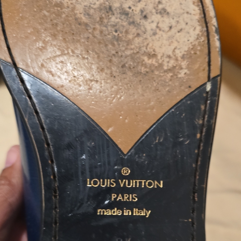 Louis Vuitton Men's Blue Loafers - Picture 3 of 4